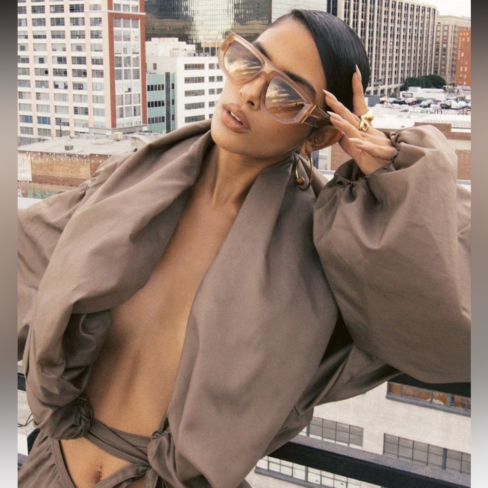 DEZI Backtrack Honey Maple Sunglasses